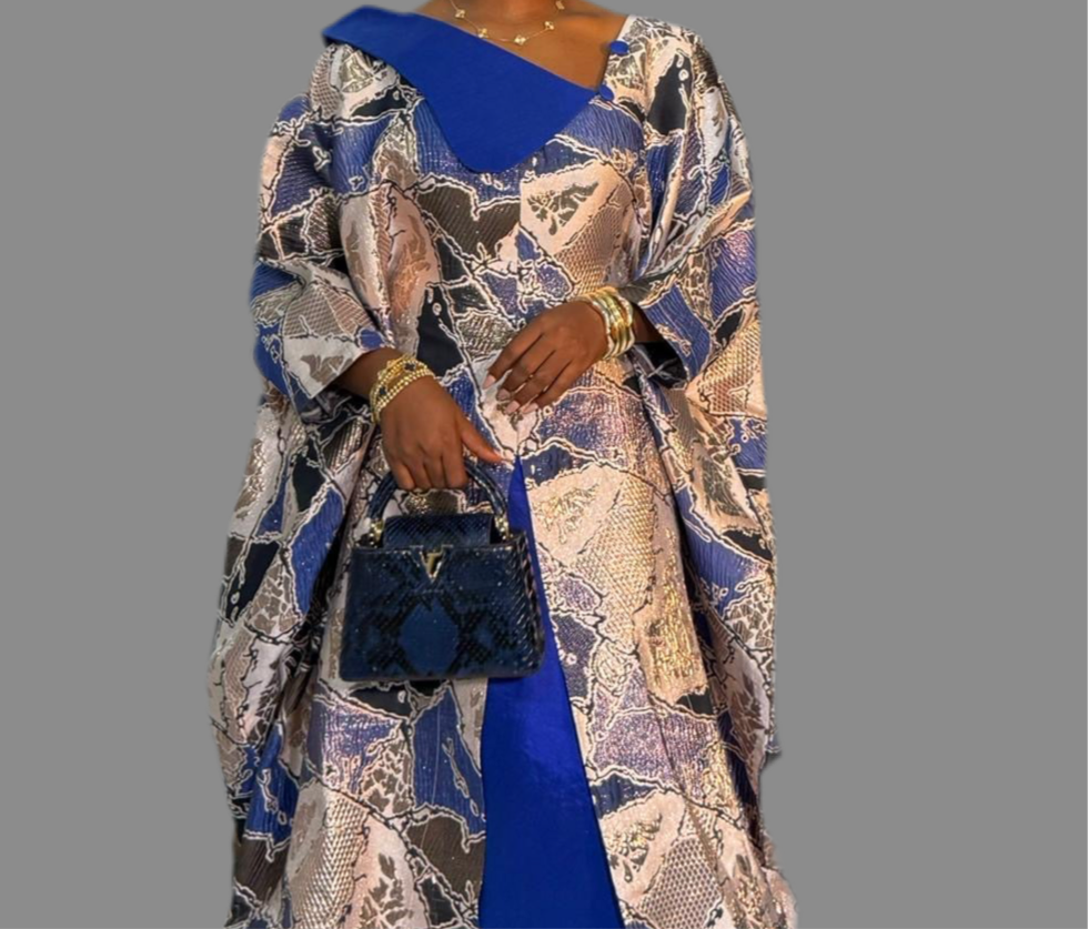 Luxury Boubou Dress. Timeless Elegance