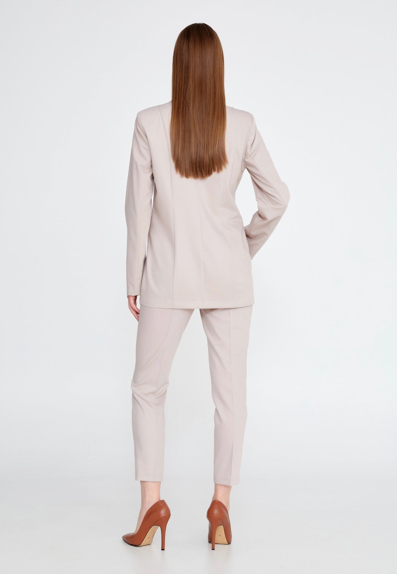 Boss Lady Suit Beige