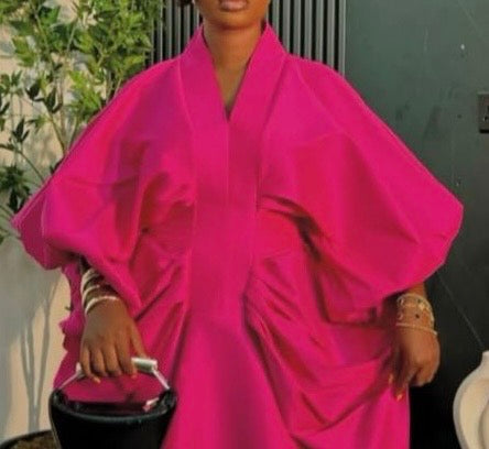 Luxury Boubou Dress. Pink