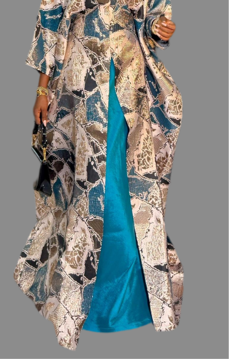 Luxury Boubou Dress. Timeless Elegance