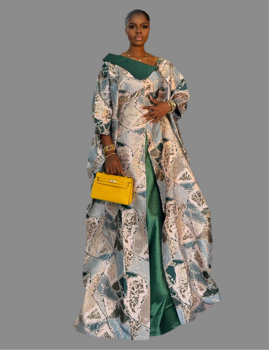 Luxury Boubou Dress. Timeless Elegance