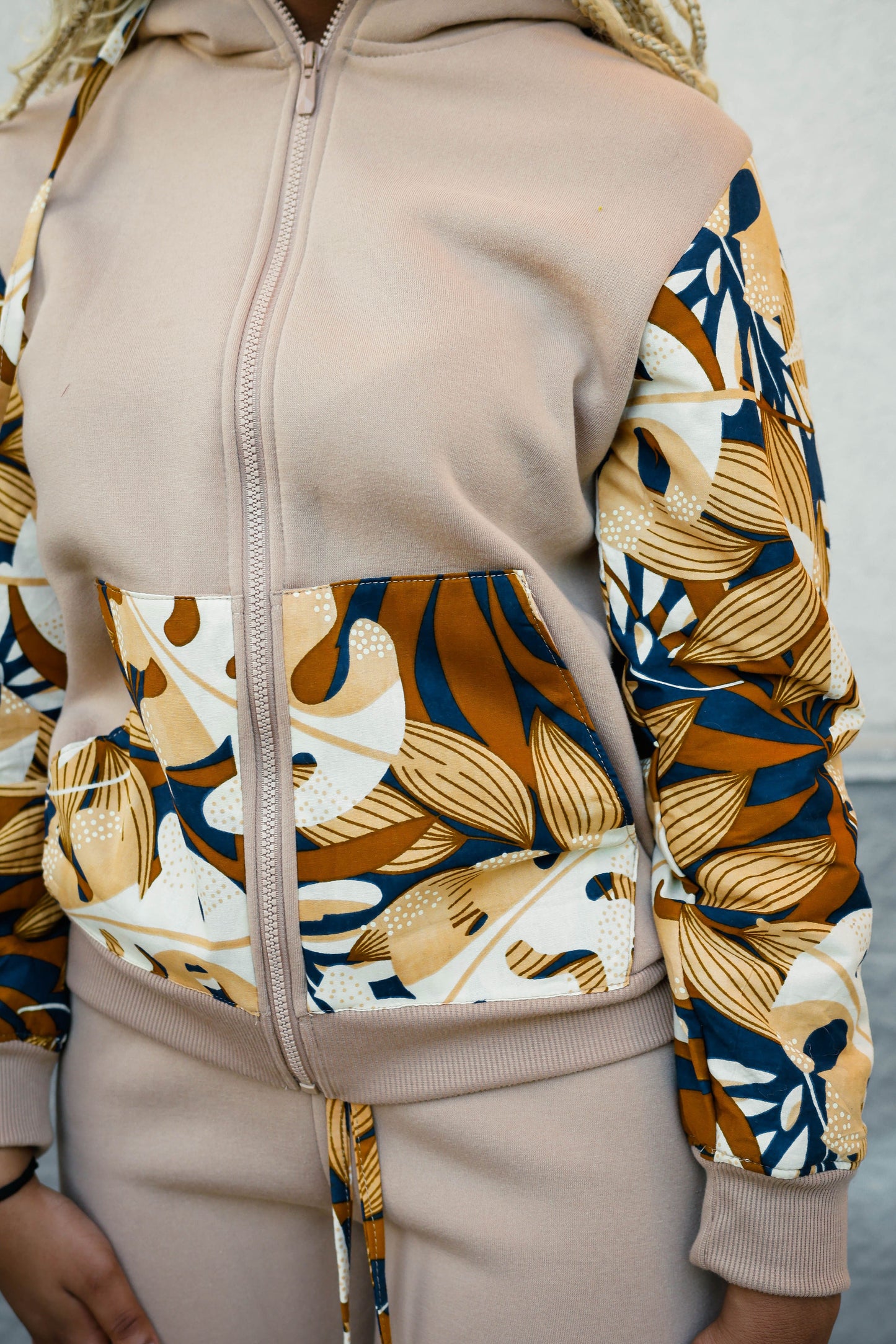 Two piece sweatsuit