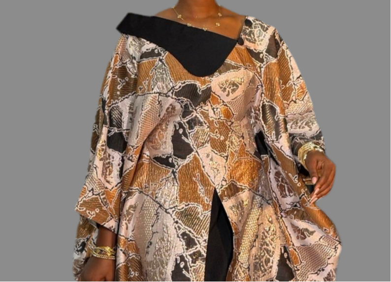Luxury Boubou Dress. Timeless Elegance