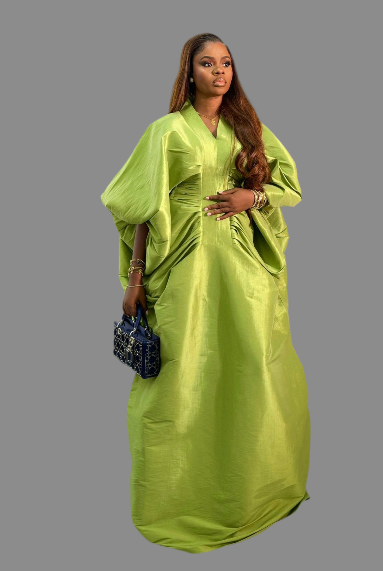 Luxury Boubou Dress. Green