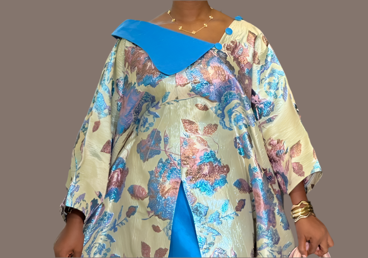 Luxury Boubou Dress. Timeless Elegance