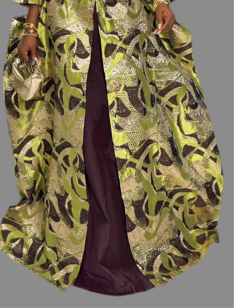 Luxury Boubou Dress. Timeless Elegance
