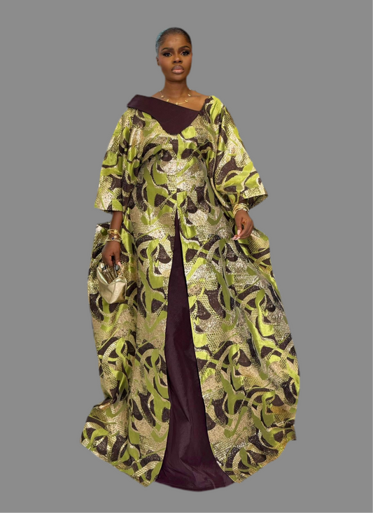 Luxury Boubou Dress. Timeless Elegance