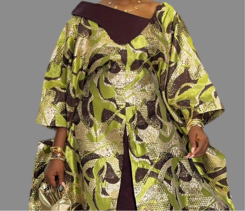 Luxury Boubou Dress. Timeless Elegance