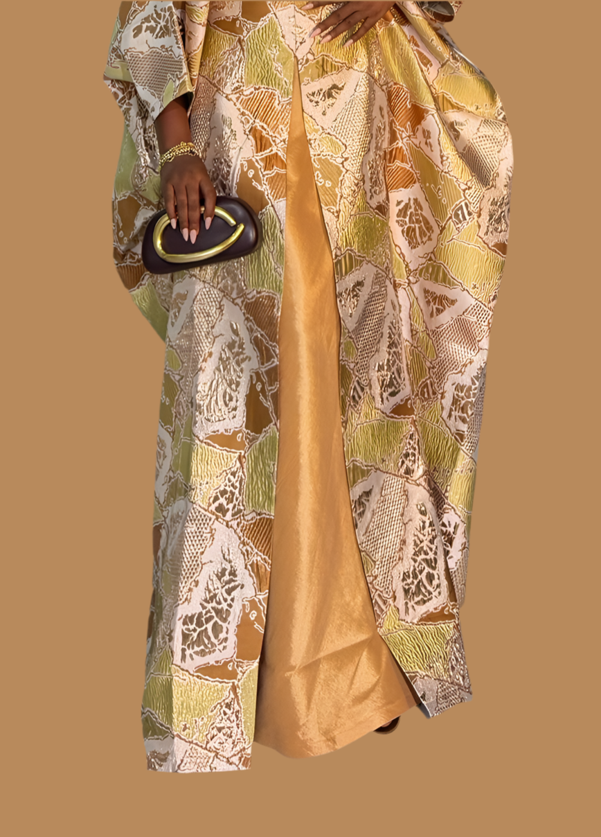 Luxury Boubou Dress. Timeless Elegance