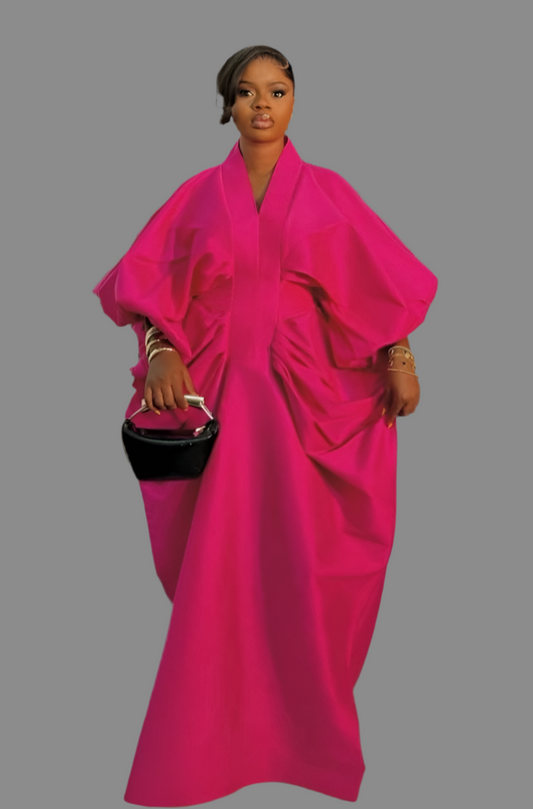 Luxury Boubou Dress. Pink