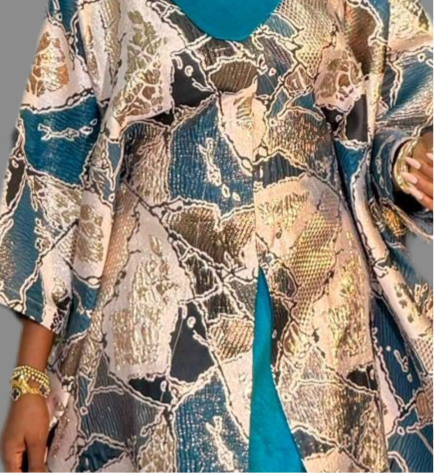 Luxury Boubou Dress. Timeless Elegance