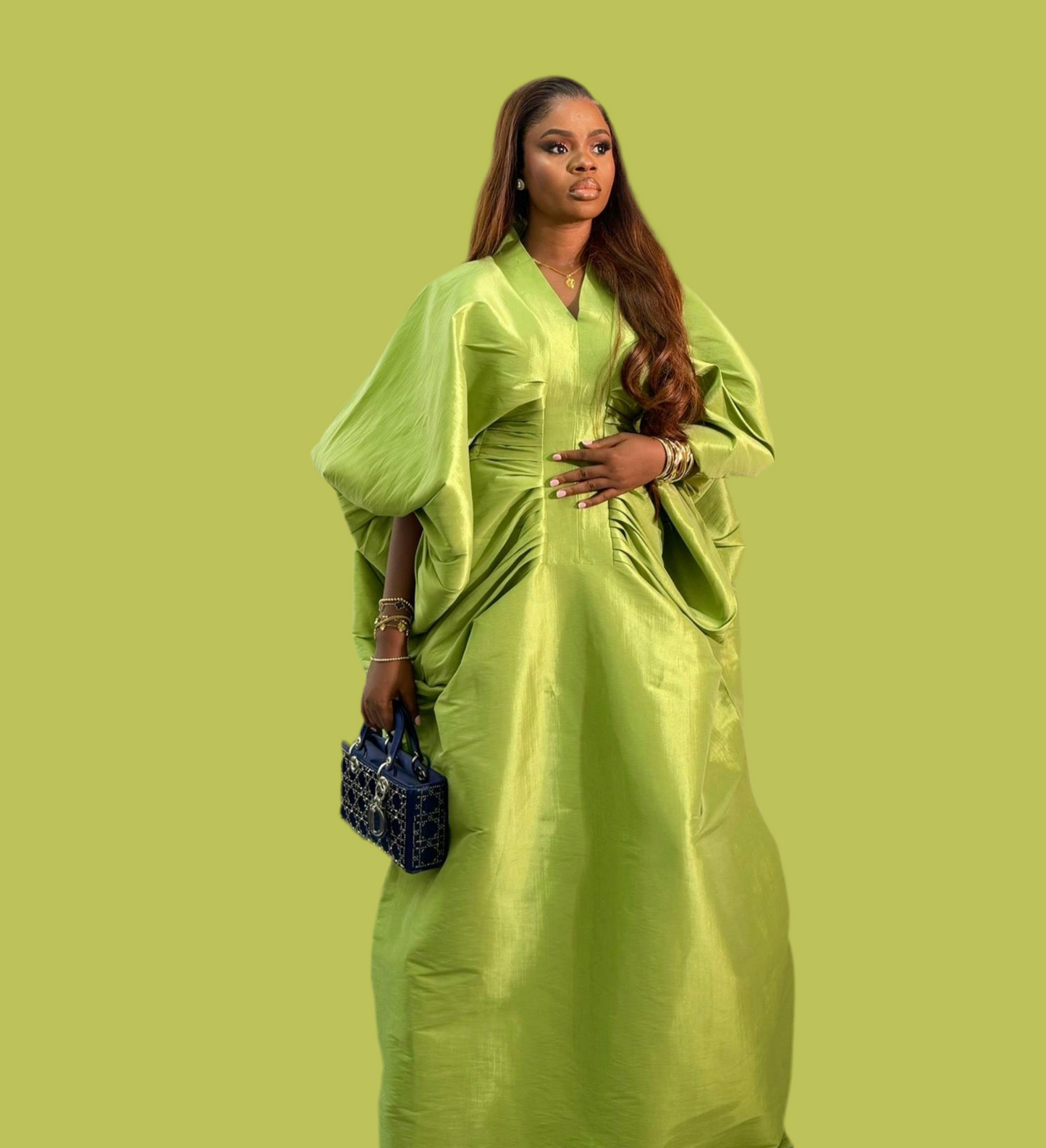 Luxury Boubou Dress. Green