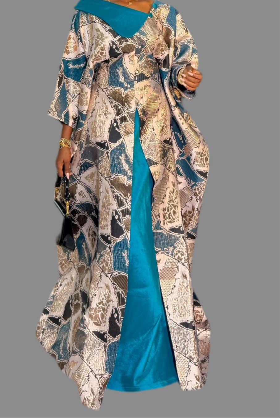 Luxury Boubou Dress. Timeless Elegance
