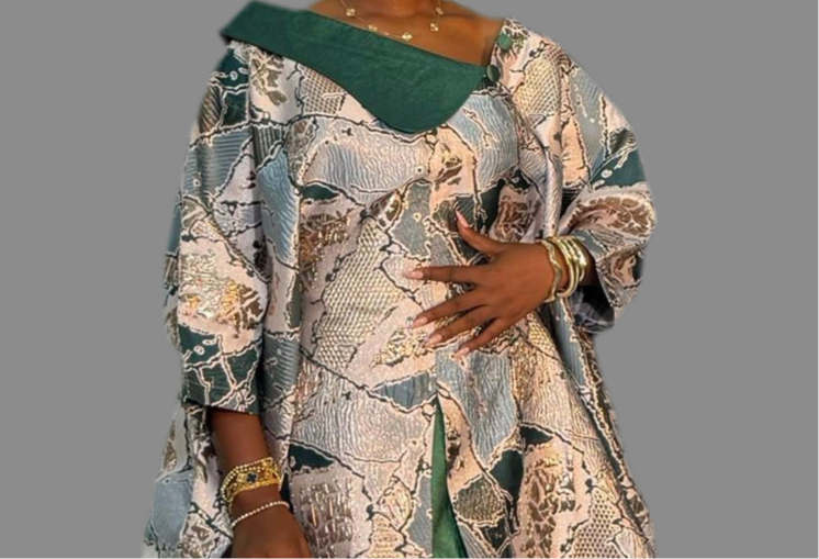Luxury Boubou Dress. Timeless Elegance