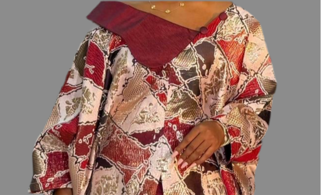 Luxury Boubou Dress. Timeless Elegance