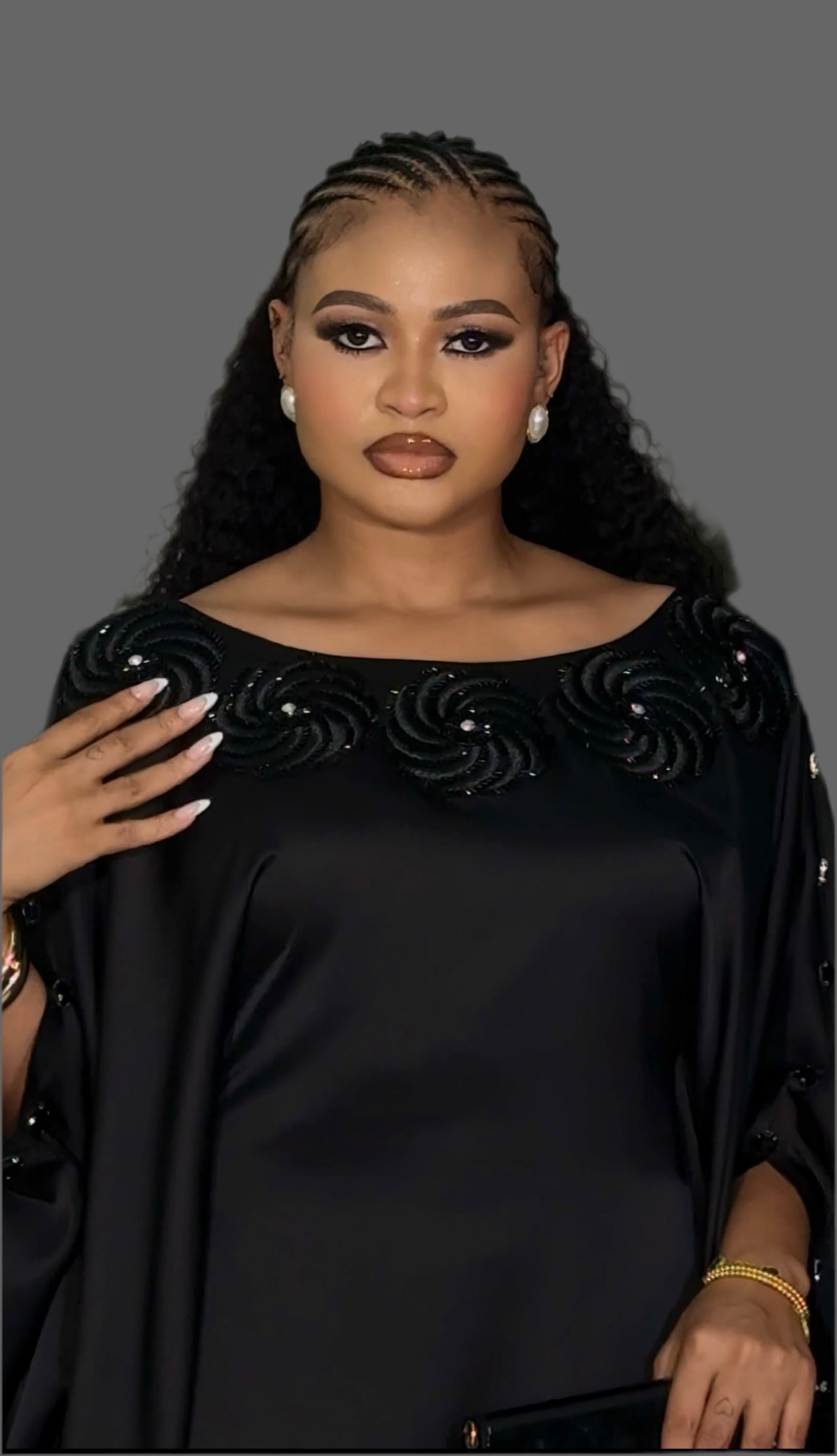Luxury Boubou Dress. Duchess Silk
