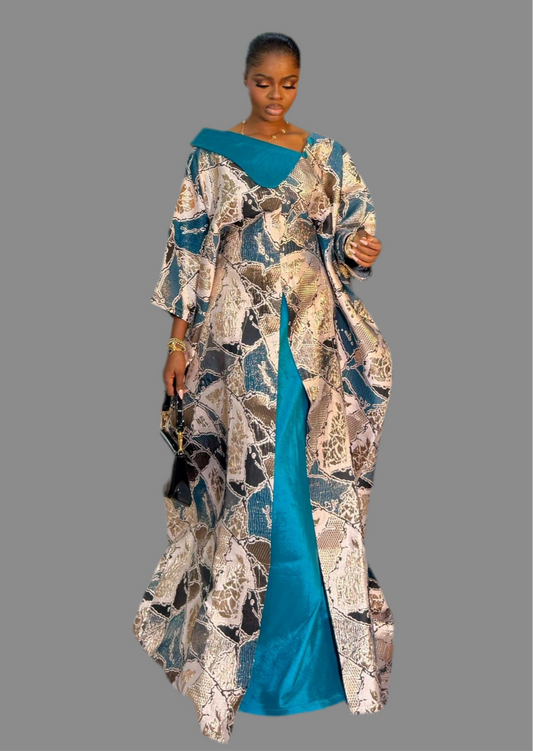 Luxury Boubou Dress. Timeless Elegance