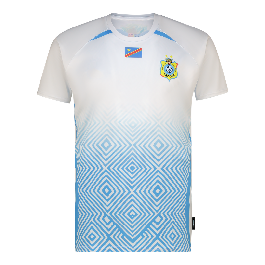 Red. New Leopards Jersey. 2026 Jersey New DRC National soccer team . Nouvelles Vareuses RDC. Léopards du Congo . Congolese soccer . Congo jersey. Congo shirt . Congo maillot de football. Equipe nationale du Congo. CAF Congo Kinshasa