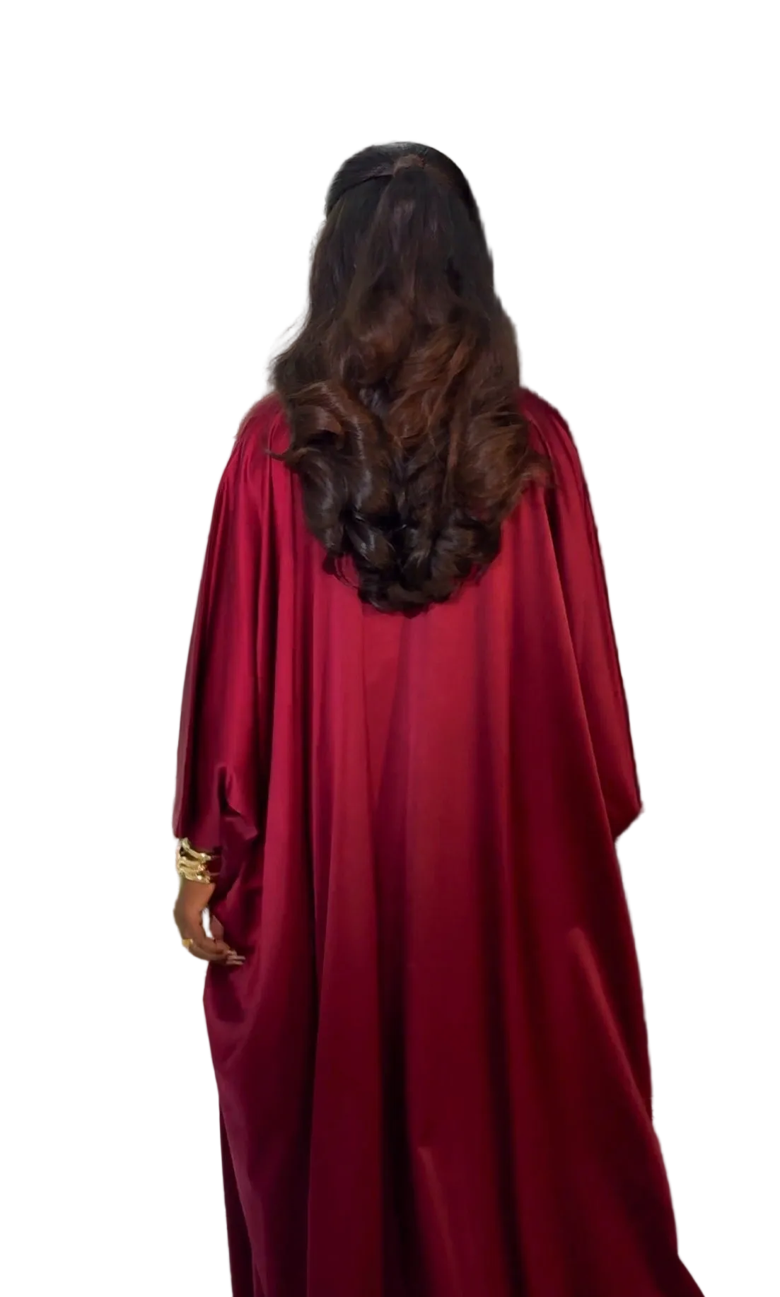 Luxury Pants Set . The Fashion Queen Collection. Burgundy top and Burgundy pants.