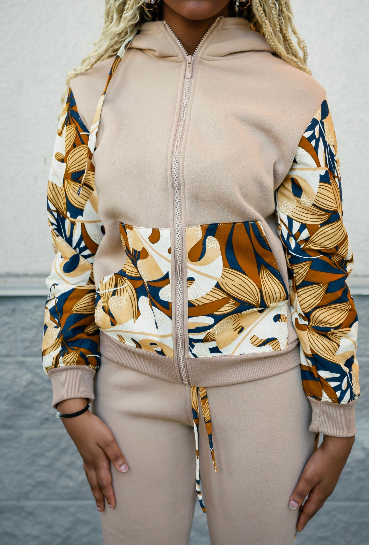 Two piece sweatsuit