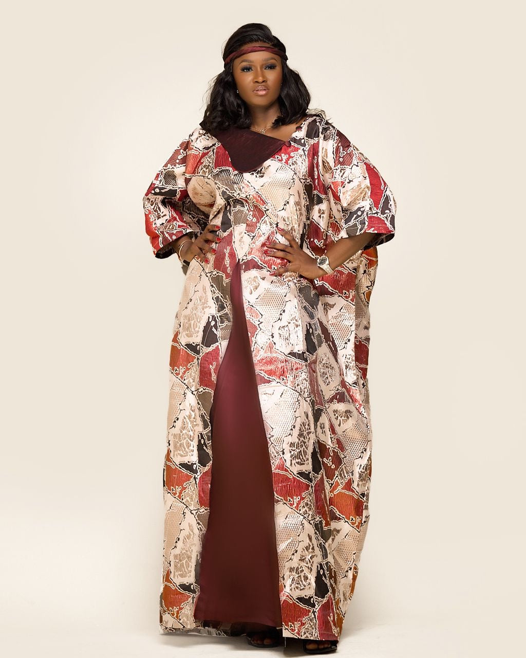 Luxury Boubou Dress. Timeless Elegance
