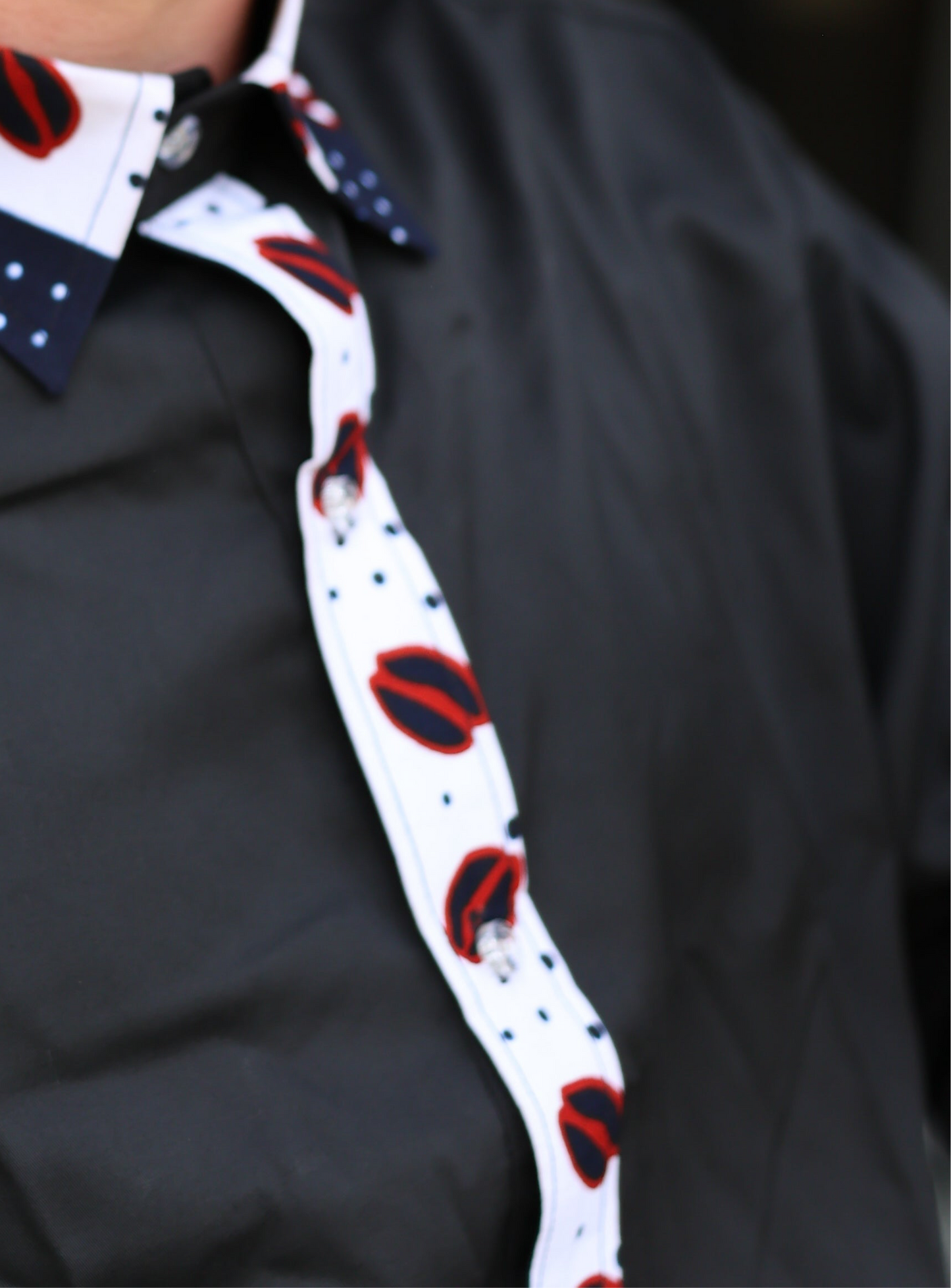 African Inspired men shirt. Simple white  pattern