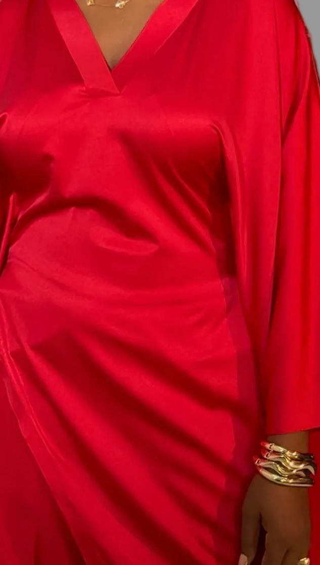 Luxury Pants Set . The Fashion Queen Collection. Red top and Red pants.