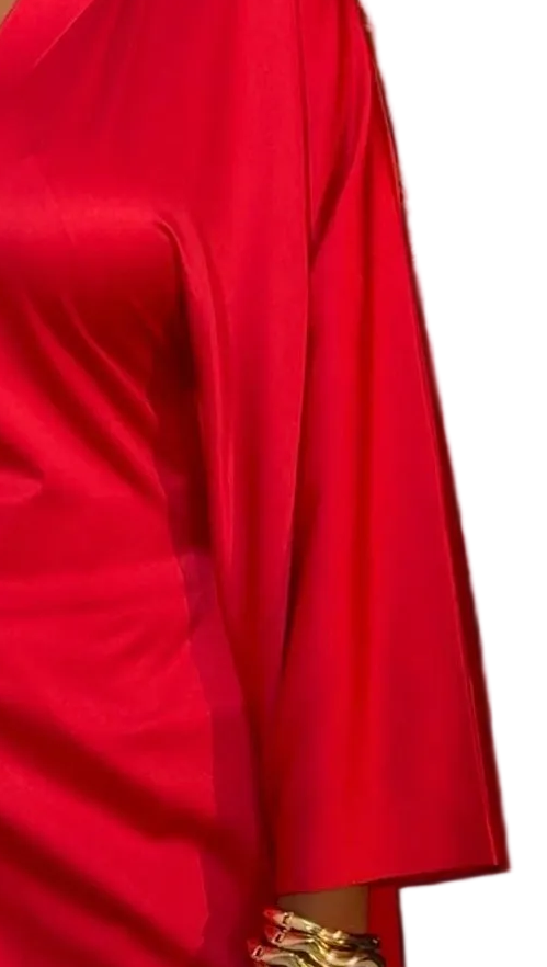 Luxury Pants Set . The Fashion Queen Collection. Red top and Red pants.