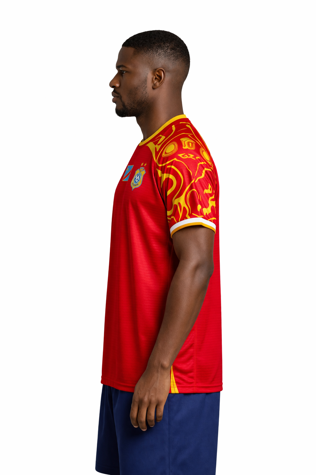 RED. New Leopards Jersey.  2026 Jersey New DRC National soccer team . Fan edition , Basic. Nouvelles Vareuses RDC. Léopards du Congo . Congolese soccer Congo jersey. shirt . Congo maillot de football. Equipe nationale du Congo. CAF Congo . Red