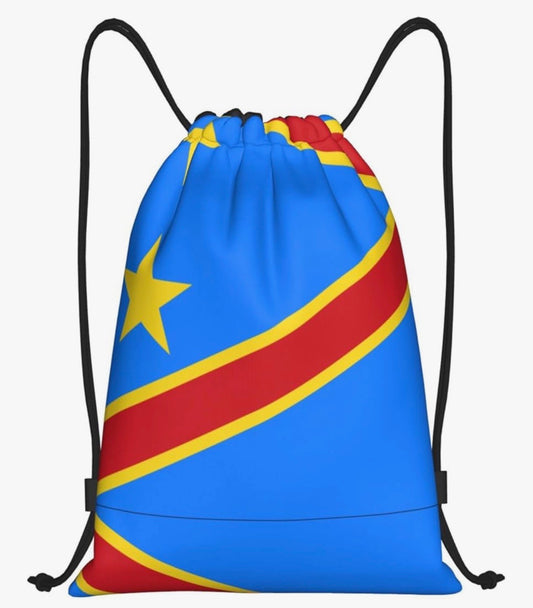 Congo bag. Drawstring backpack for congo fan . World Cup 2026.