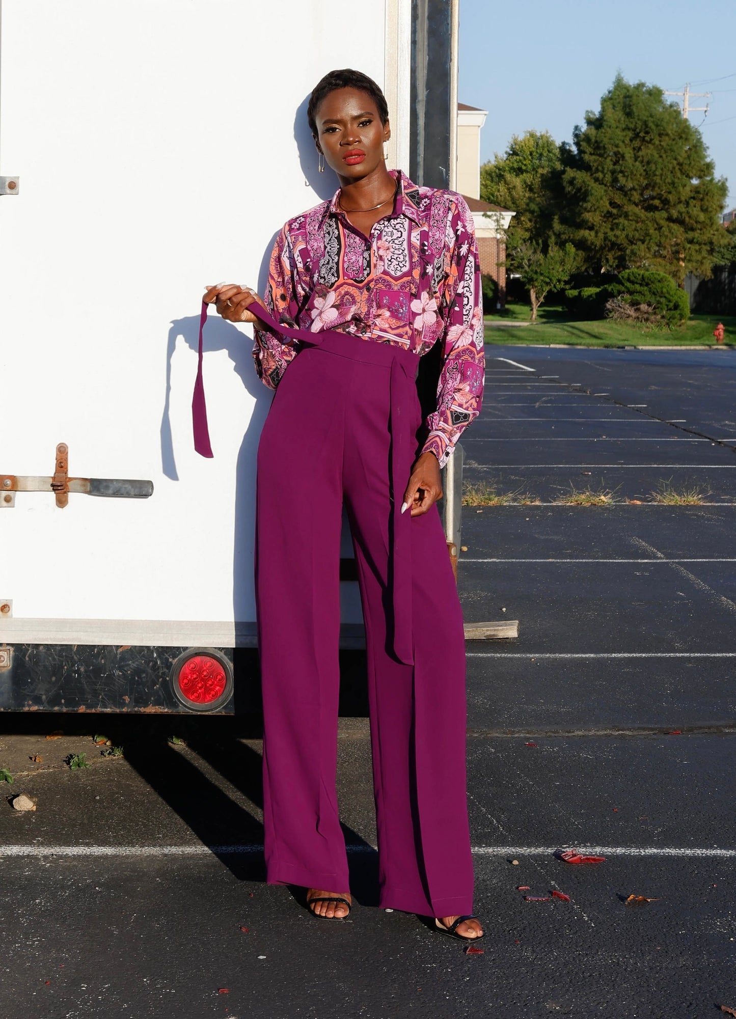 The Lady Chancelle pants-set