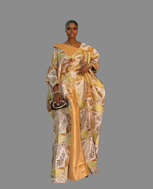 Luxury Boubou Dress. Timeless Elegance