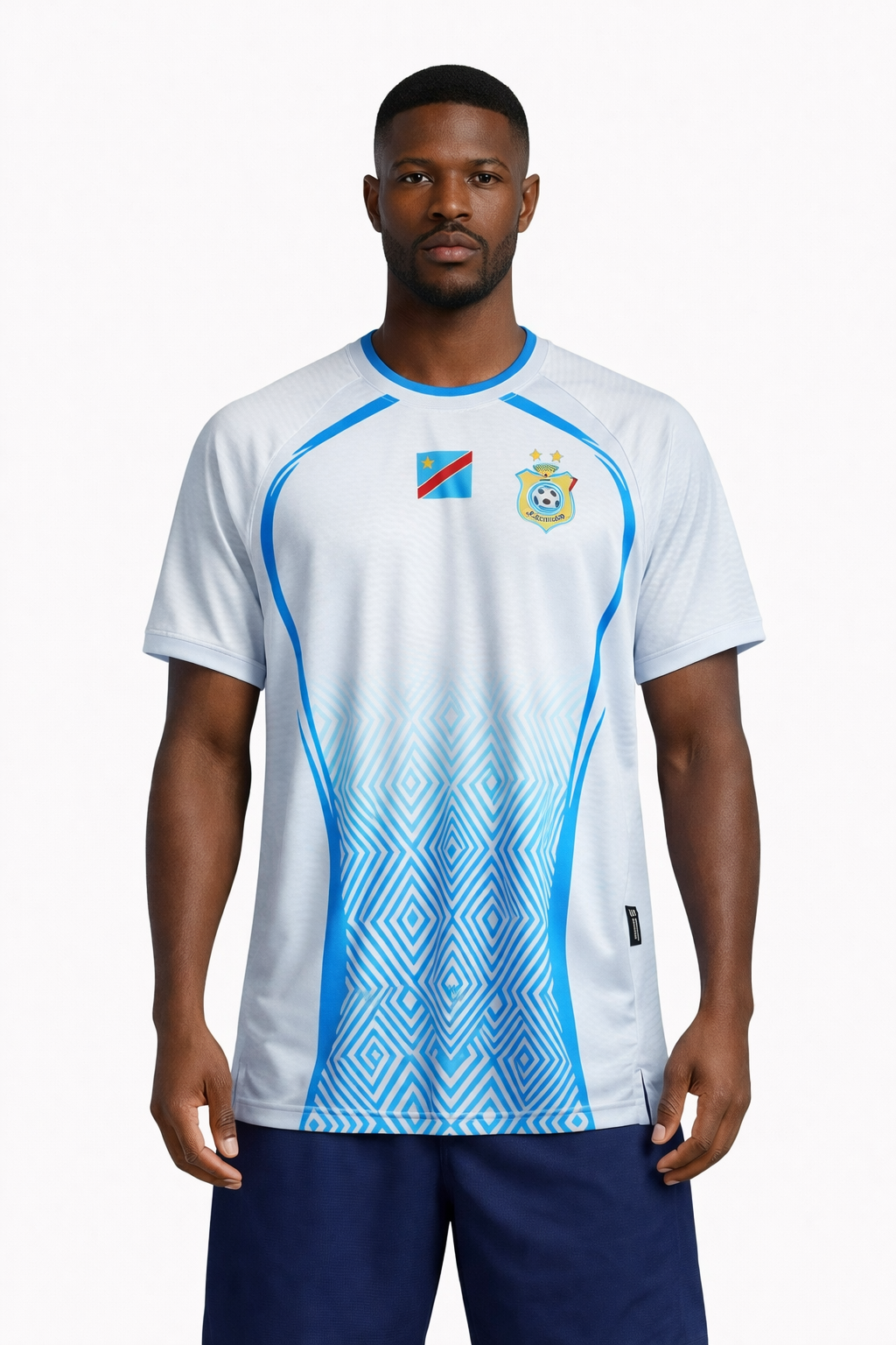 Leopards Jersey. DRC National soccer team . Vareuses RDC. Léopards du Congo . Congolese soccer . Congo jersey. Congo shirt . Congo maillot de football. Equipe nationale du Congo. CAF Congo Kinshasa
