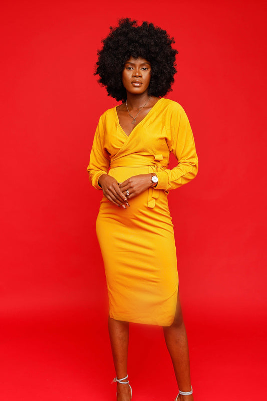 Mustard Dress