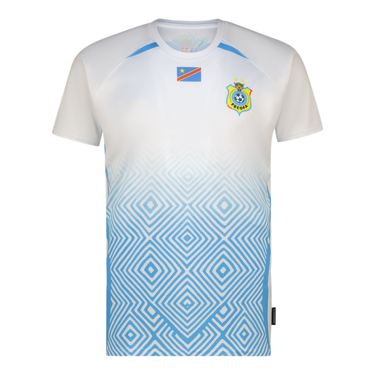 New Leopards Jersey.  New DRC National soccer team . Nouvelles Vareuses RDC. Léopards du Congo . Congolese soccer . Congo jersey. Congo shirt . Congo maillot de football. Equipe nationale du Congo.  Congo Kinshasa. Congo national team.