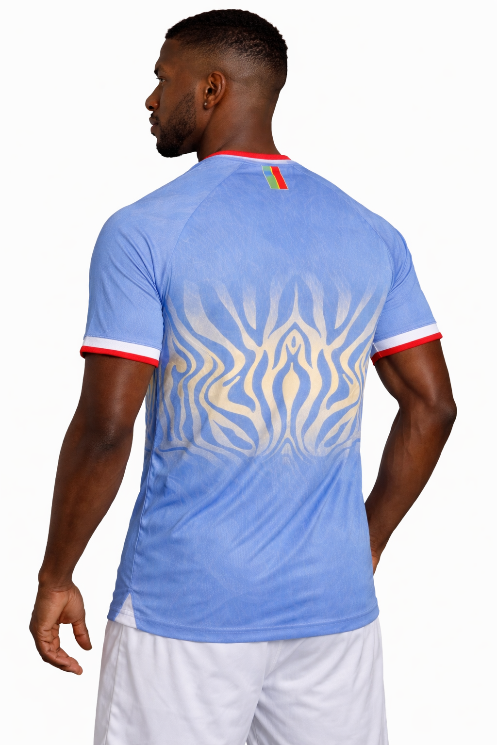 New Leopards Jersey.  New DRC National soccer team . Nouvelles Vareuses RDC. Léopards du Congo . Congolese soccer . Congo jersey. Congo shirt . Congo maillot de football. Equipe nationale du Congo. CAF Congo Kinshasa