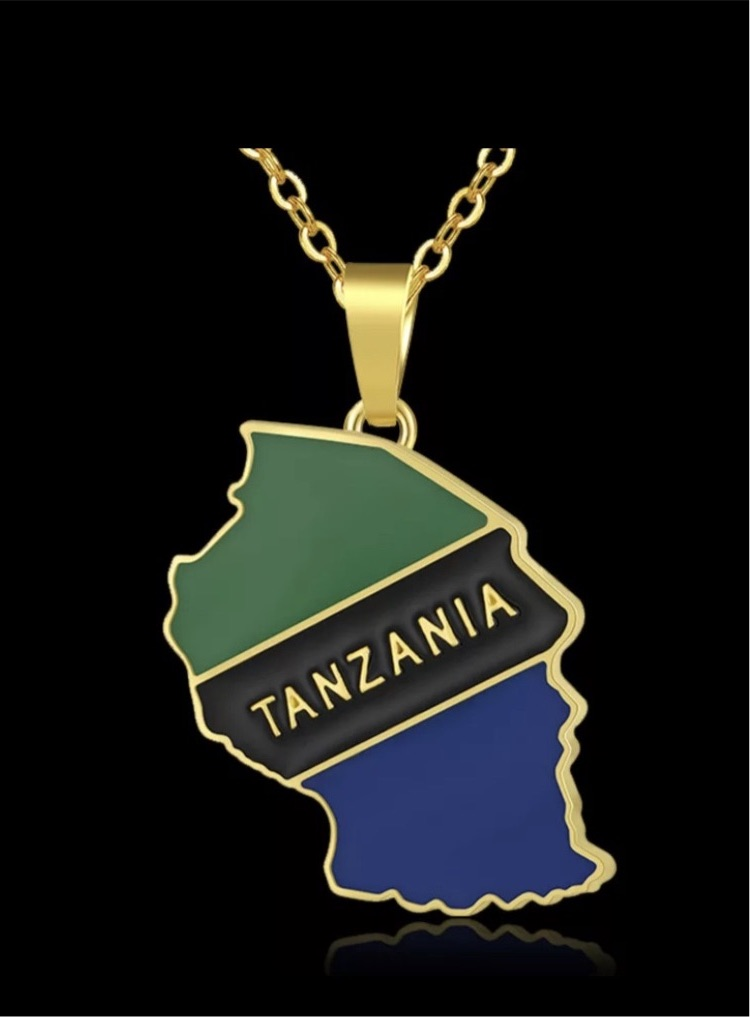 Map of Tanzania Charm