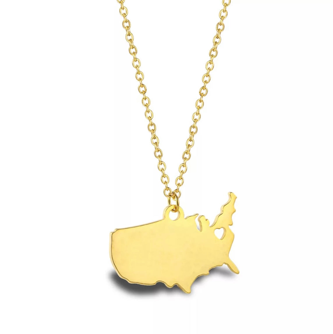 Map of USA Charm