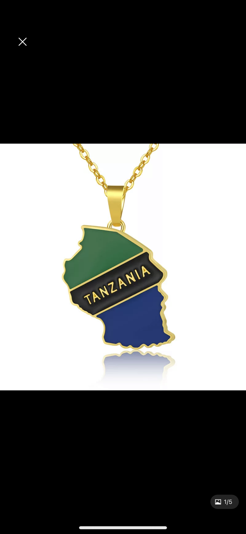 Map of Tanzania Charm