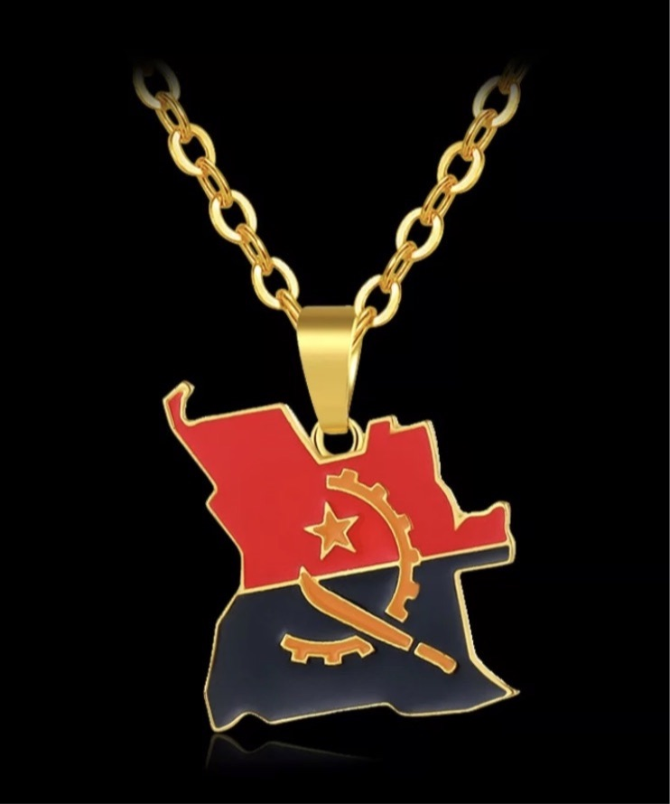 Map of Angola Charm