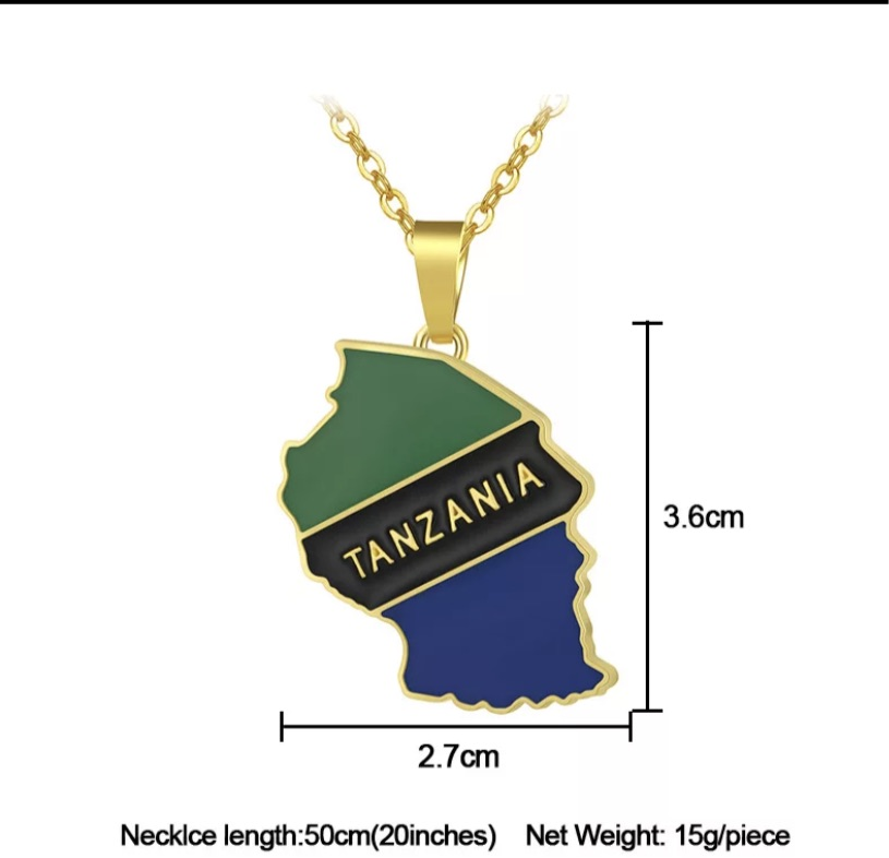 Map of Tanzania Charm